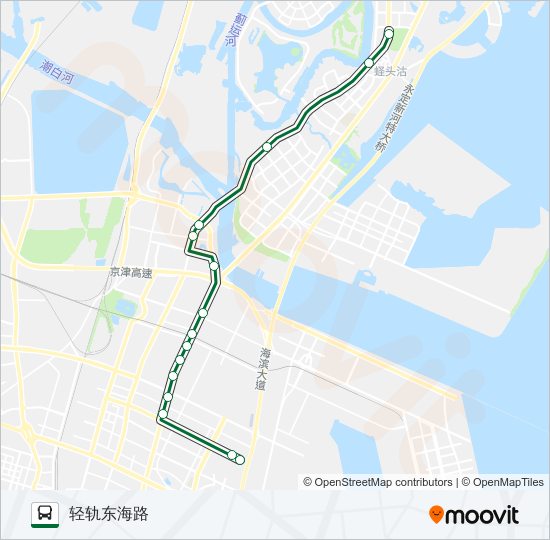 127路航母公园线 bus Line Map