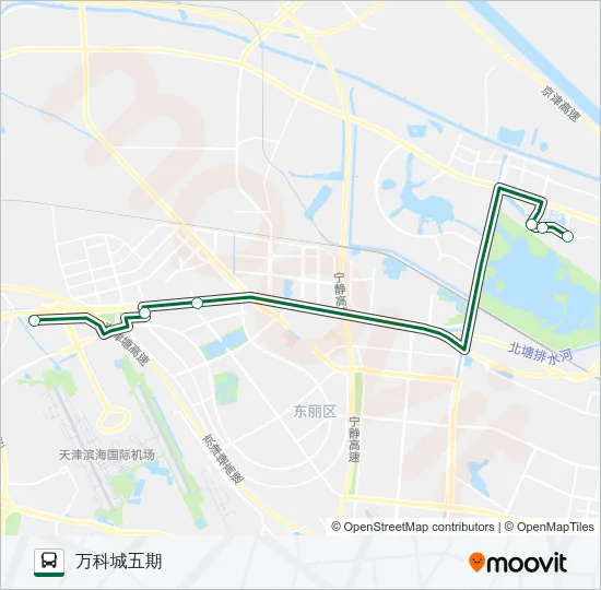东丽湖社区巴士接驳线 Bus Line Map