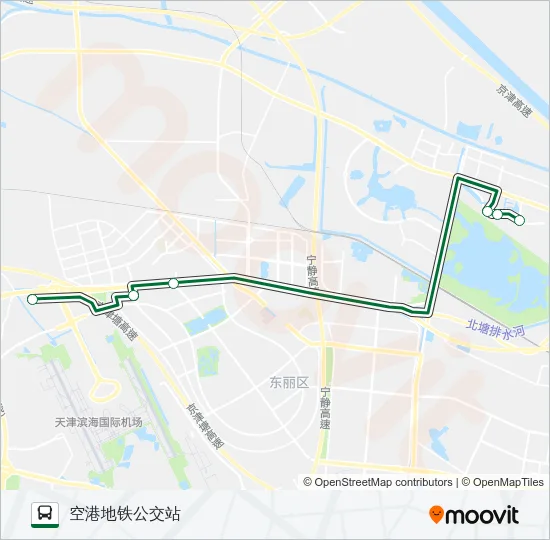 东丽湖社区巴士接驳线 Bus Line Map