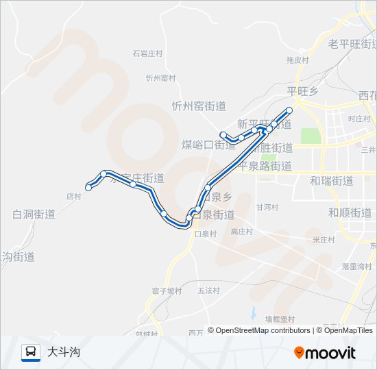 5路 Bus Line Map