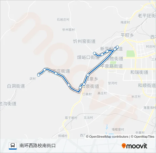 5路 Bus Line Map