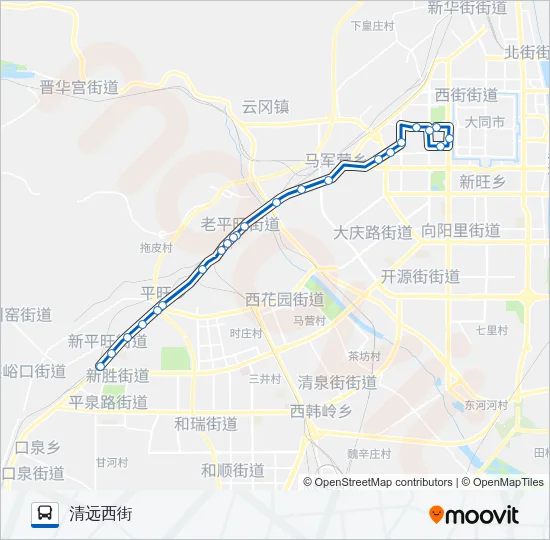 6路 Bus Line Map
