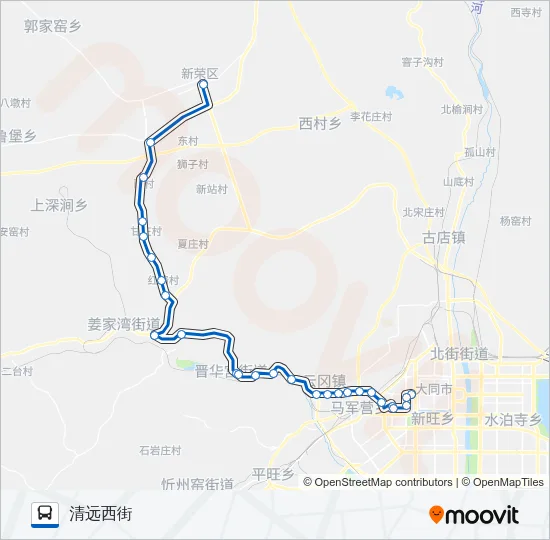 10路 Bus Line Map