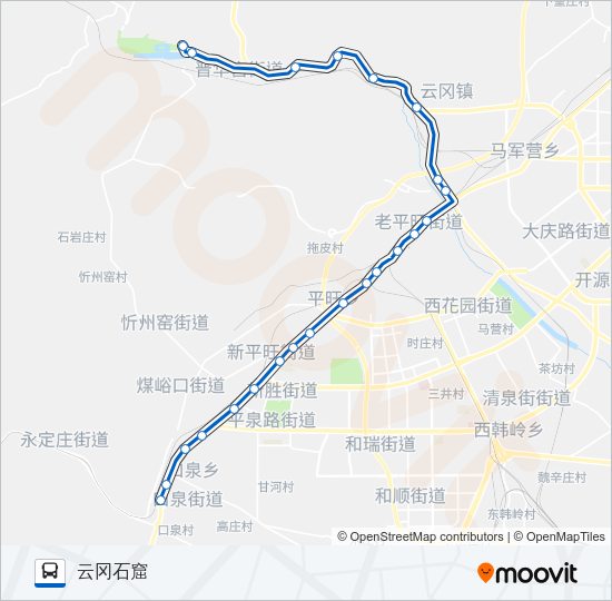 公交12路的线路图