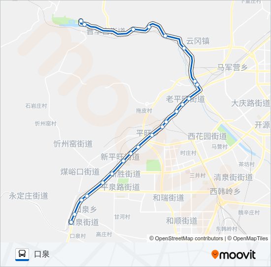 12路 bus Line Map