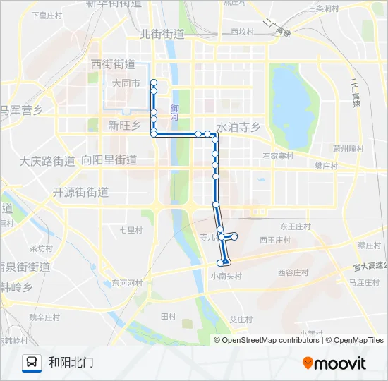 14路 Bus Line Map