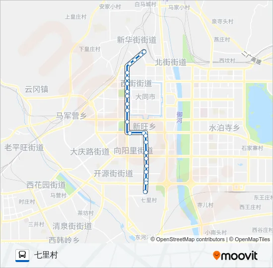 公交15路的线路图