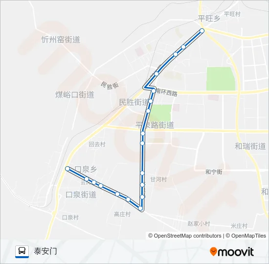 公交19路的线路图