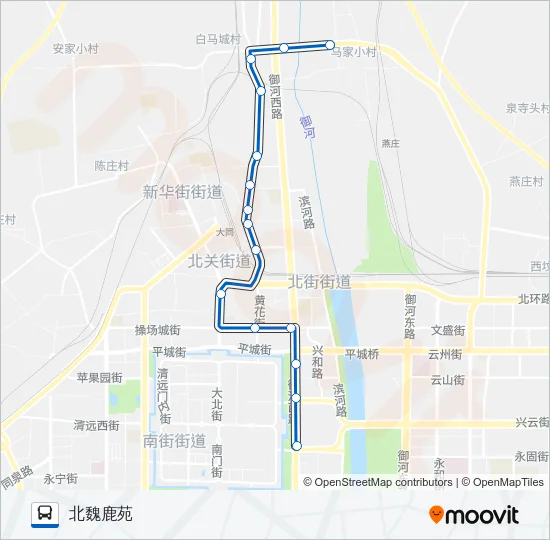 25路 Bus Line Map