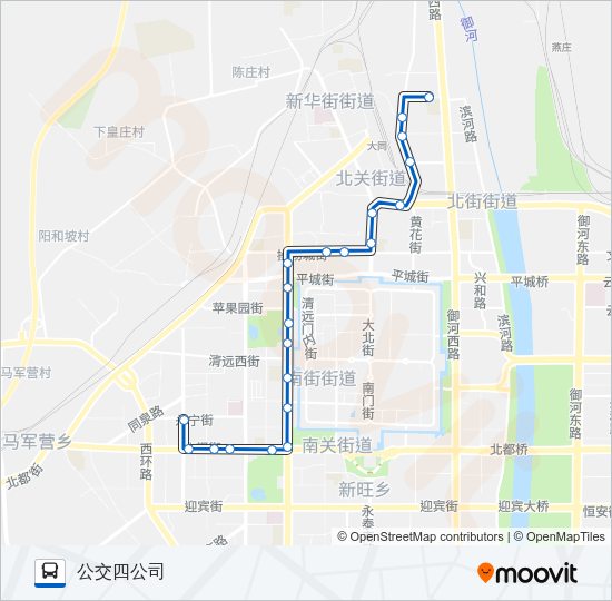公交26路的线路图