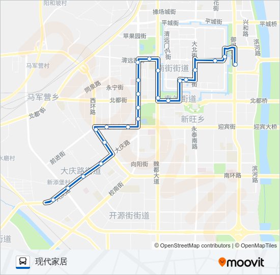 公交27路的线路图