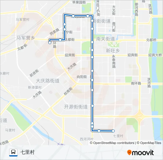 28路 Bus Line Map