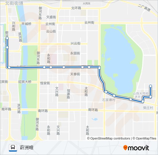 公交29路的线路图