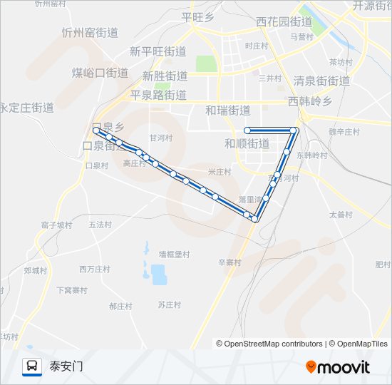 34路 Bus Line Map