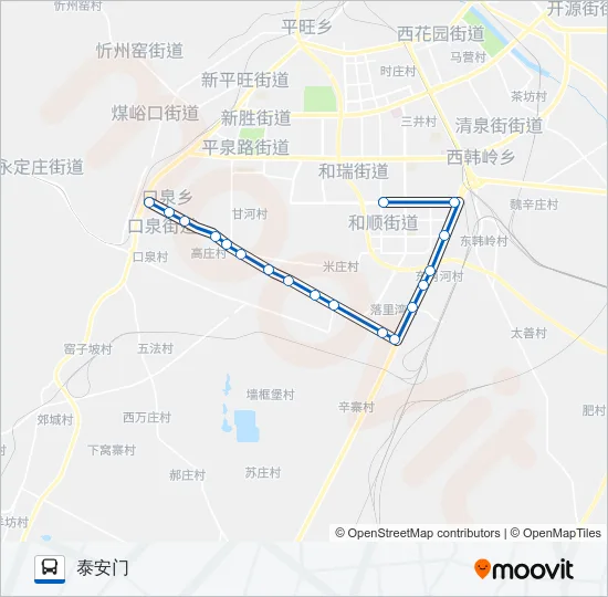 34路 Bus Line Map
