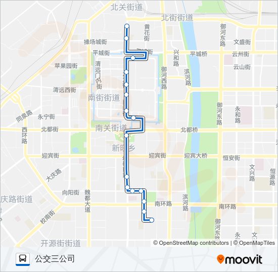 公交35路的线路图