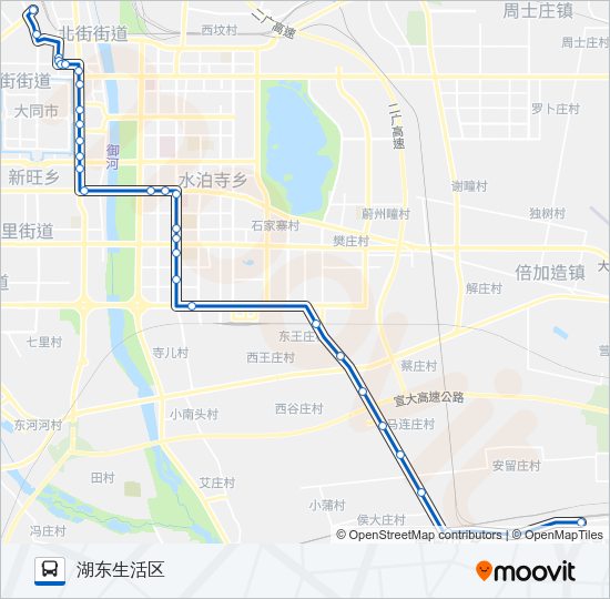 公交42路的线路图