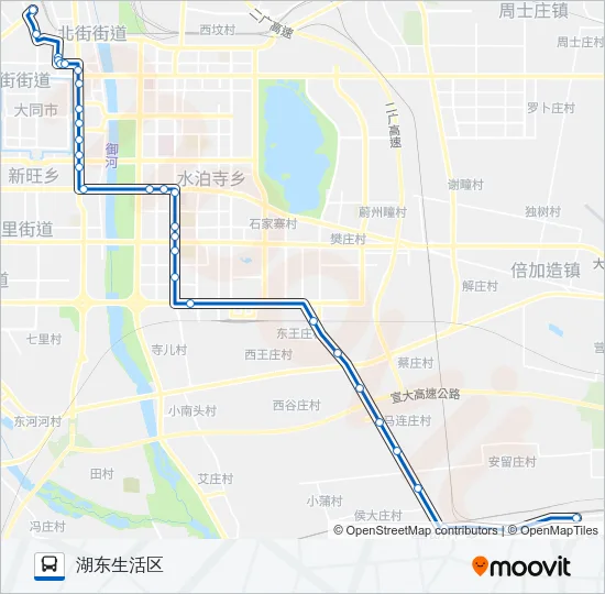 公交42路的线路图