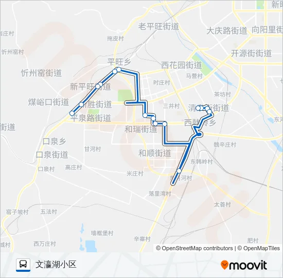 46路 Bus Line Map