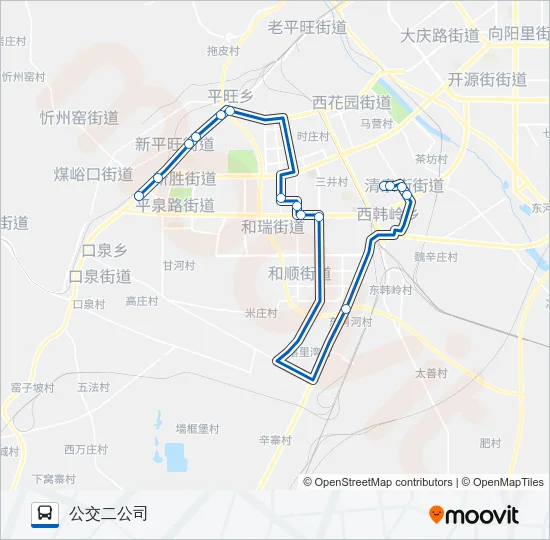 46路 Bus Line Map