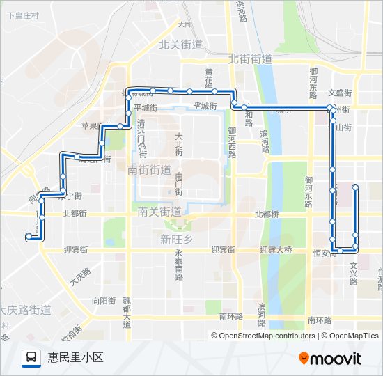 60路 Bus Line Map