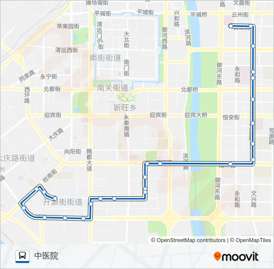 公交62路的线路图
