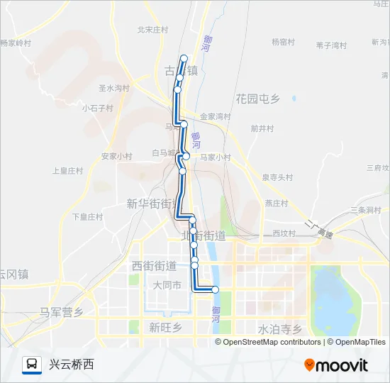 68路 Bus Line Map