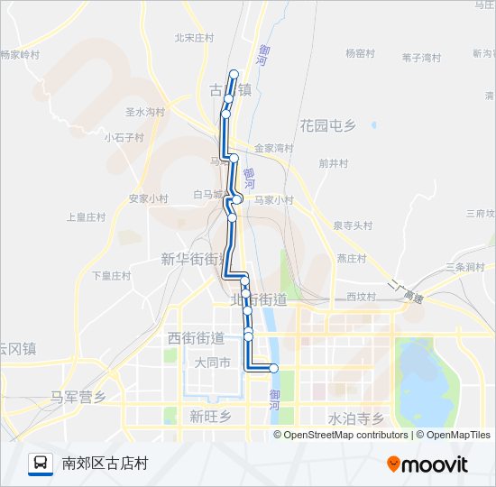 68路 Bus Line Map