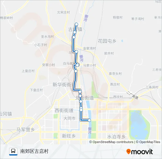 68路 Bus Line Map