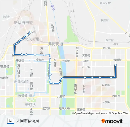 70路 Bus Line Map