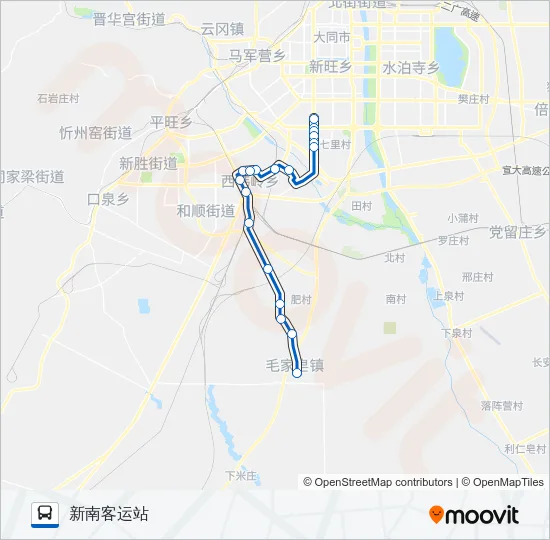 202路 Bus Line Map