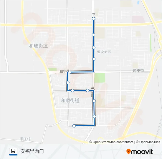 公交502路的线路图