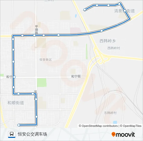 503路 Bus Line Map