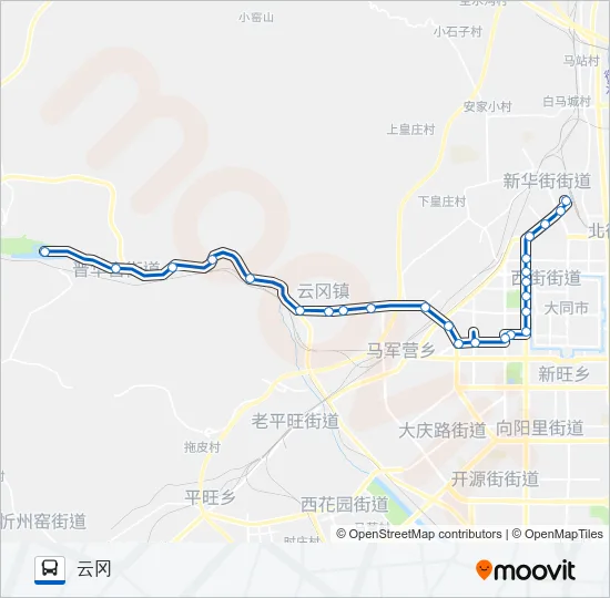 旅游1号线 Bus Line Map