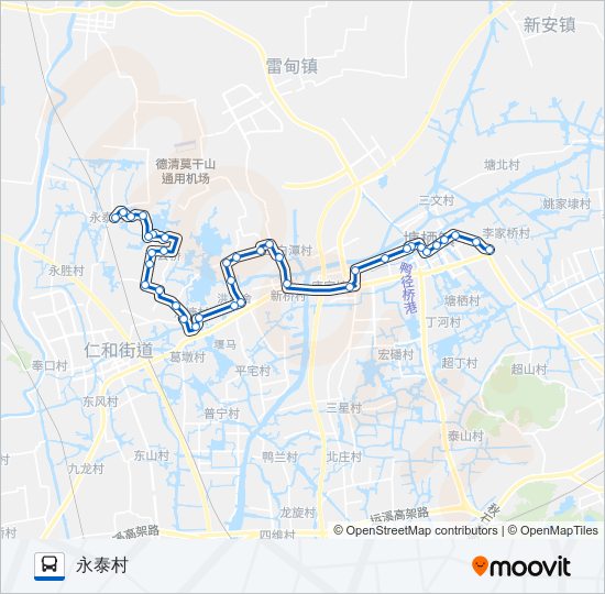 公交2691路的线路图