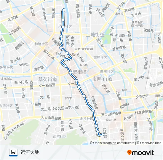 1路 Bus Line Map