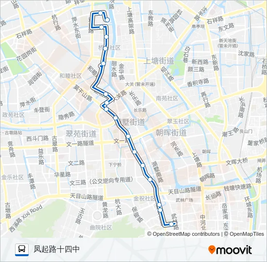 1路 Bus Line Map