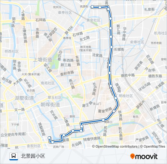 2路 bus Line Map
