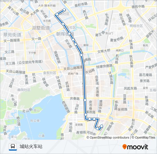 3路 bus Line Map