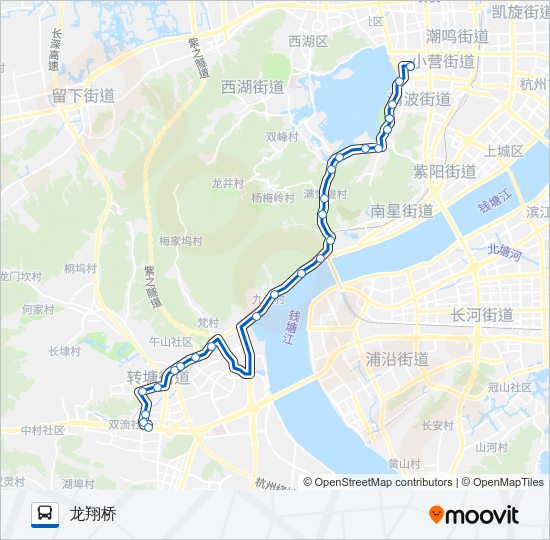 公交4路的线路图