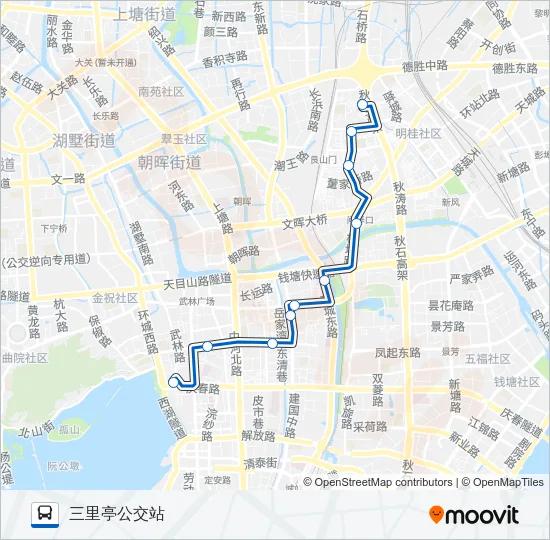 5路 Bus Line Map