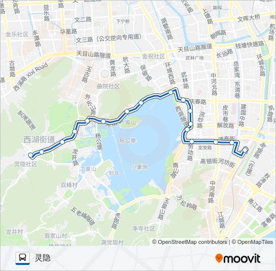 7路 bus Line Map