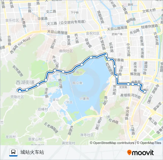 7路 Bus Line Map