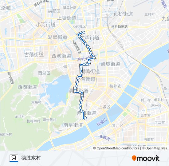 8路 bus Line Map