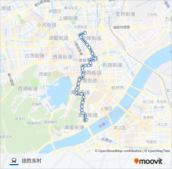 8路 Bus Line Map