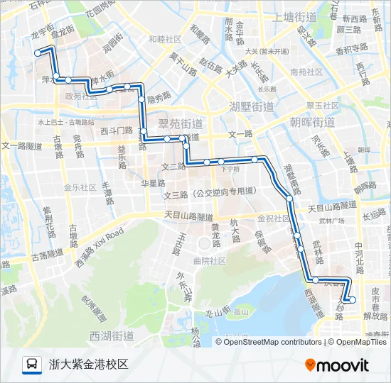 10路 Bus Line Map