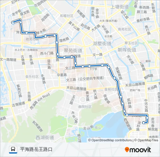 10路 Bus Line Map