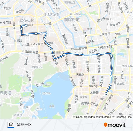 公交11路的线路图