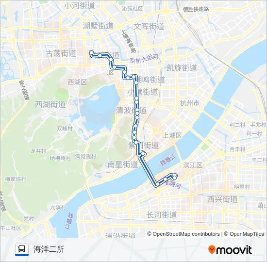 13路 Bus Line Map
