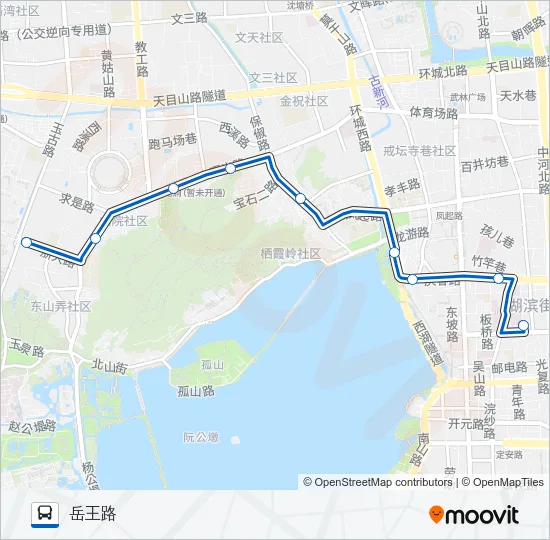 16路 Bus Line Map